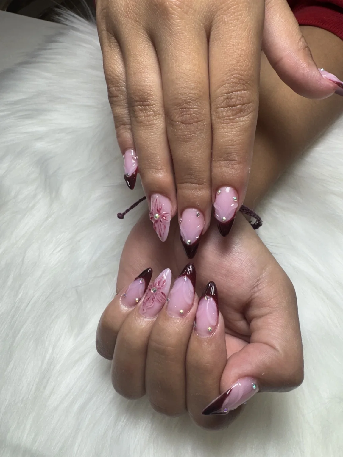 Pink Ombre Manicure in San Marcos, TX