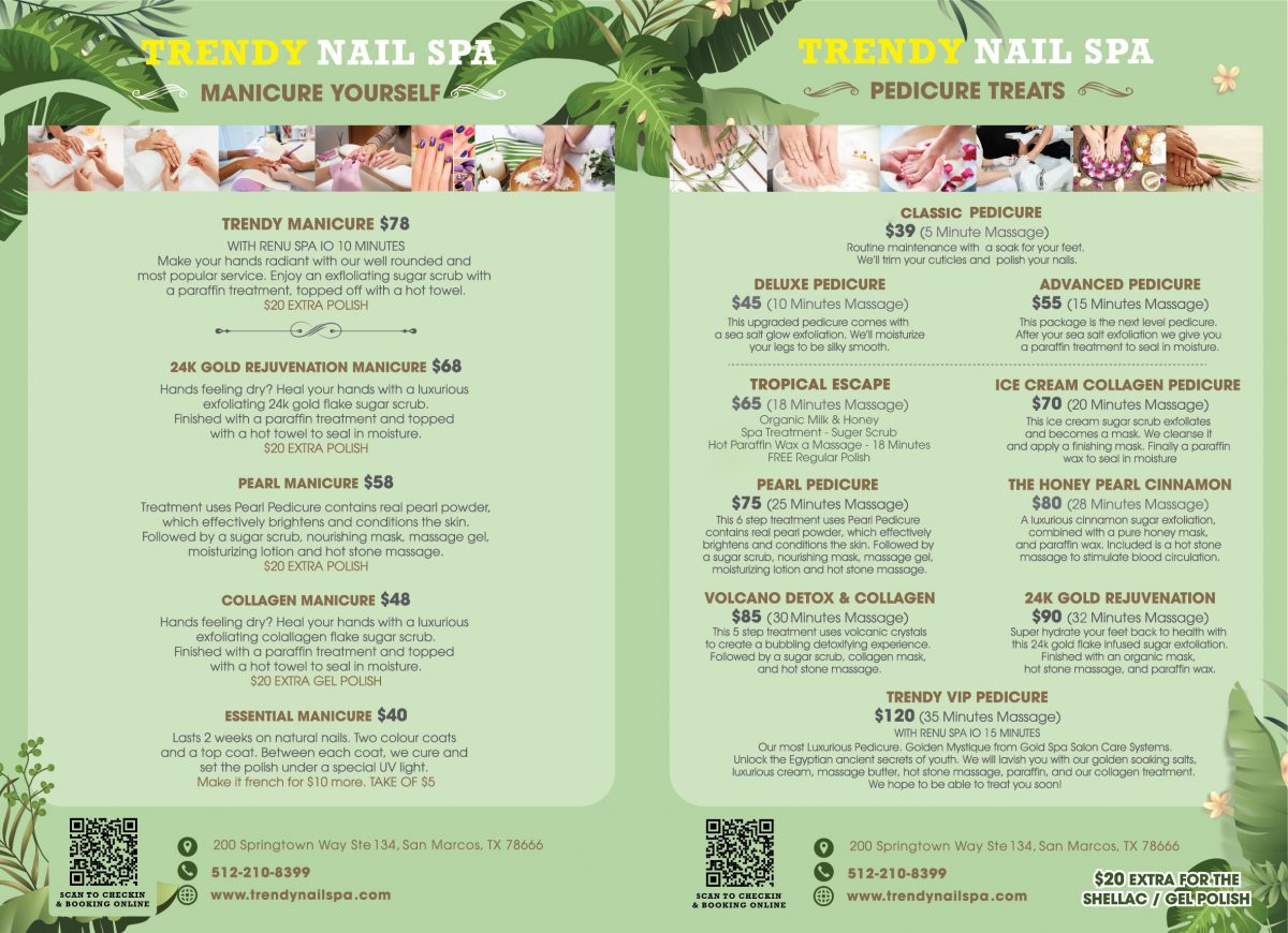 menu trendy 2025 FI IN